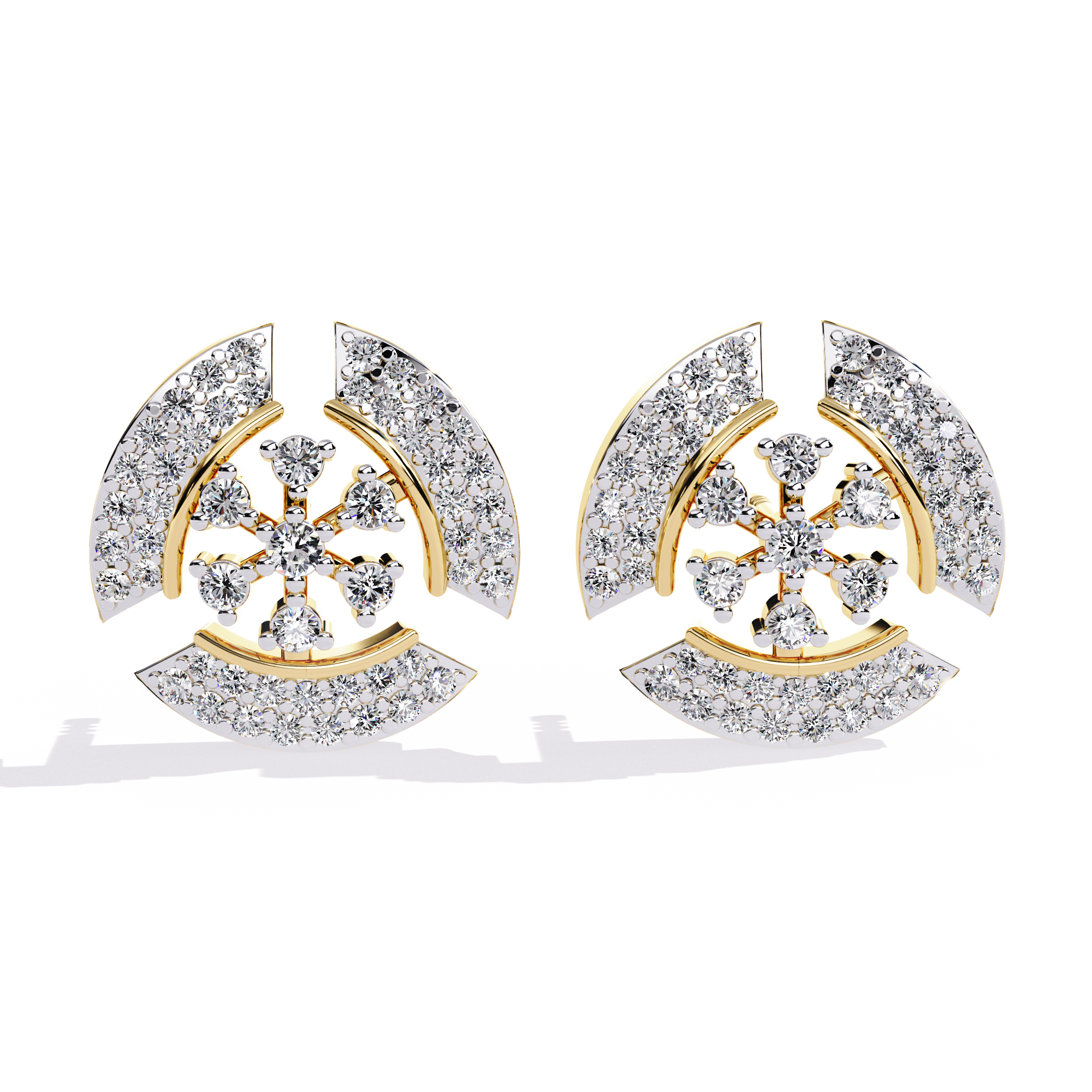 Solitairekart 0.49ct Natural Diamond Earrings